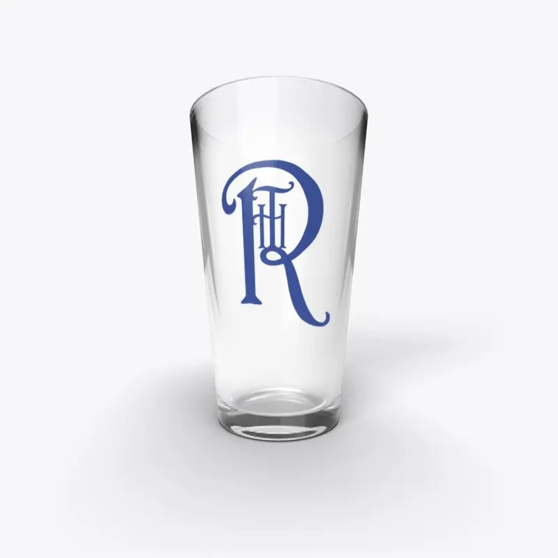 THR Pint Glass - Blue logo